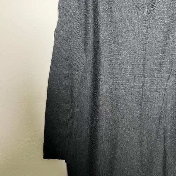 Eileen Fisher Women's‎ Italian Yarn Dark Gray Tunic Sweater Size L - Picture 4 of 8